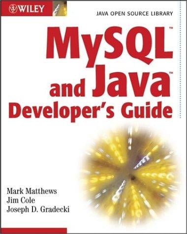 MySQL and Java developer's guide