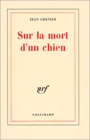 Sur la mort d'un chien