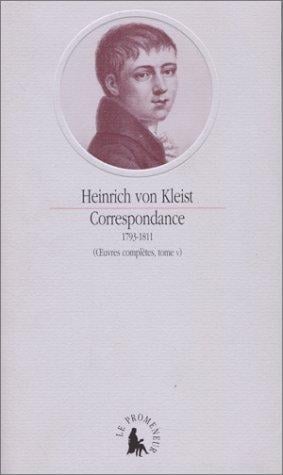 Oeuvre complètes, tome 5. Correspondance complète, 1793-1811