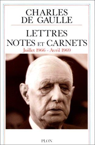 Lettres, notes et carnets