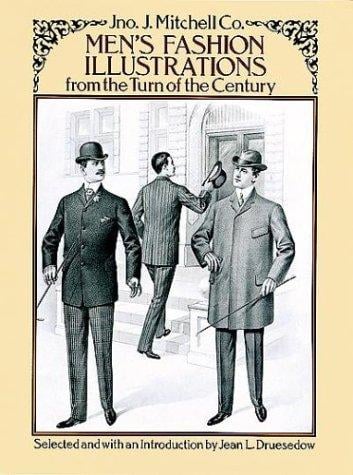 Men's fashion illustrations from the turn of the century