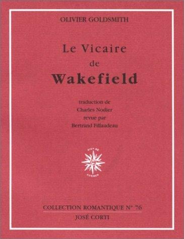 Le Vicaire de Wakefield (livre non massicoté)