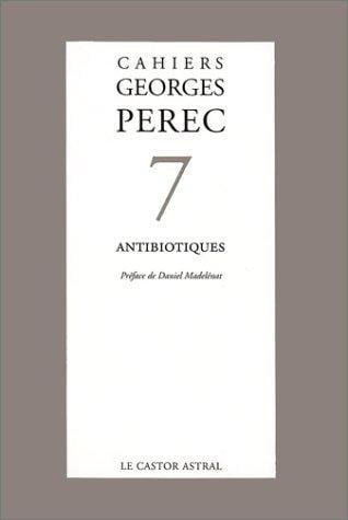 Cahiers Georges Perec, numéro 7