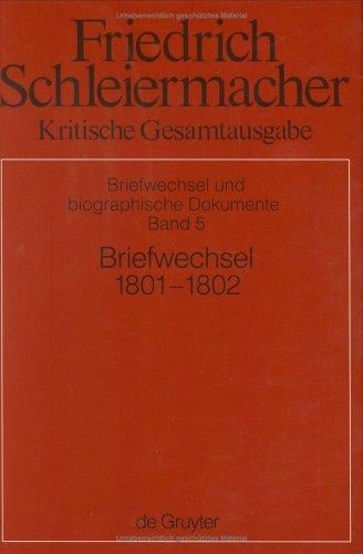 Briefwechsel 1801-1802 (Briefe 1005-1245)