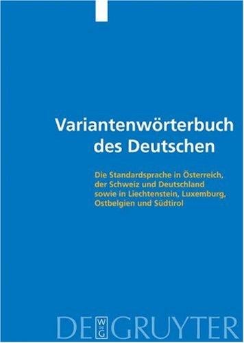 Variantenwörterbuch des Deutschen
