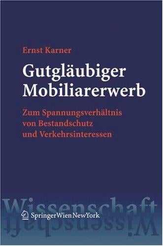Gutgläubiger Mobiliarerwerb