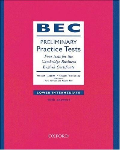 BEC Practice Tests, Tests with Key