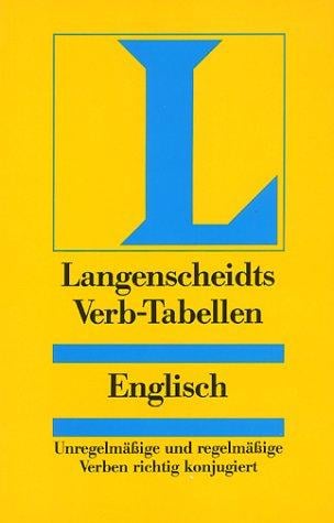 Langenscheidts Verb-Tabellen, Englisch