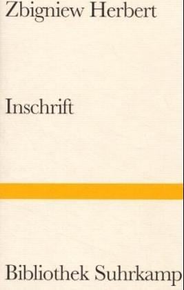 Inschrift Gedichte aus zehn Jahren