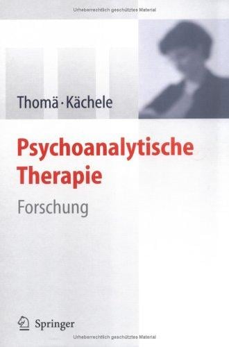 Psychoanalytische Therapie