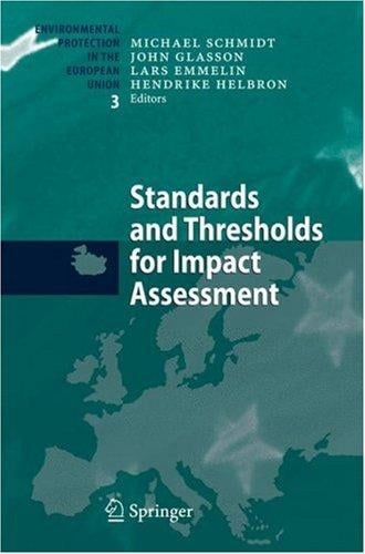 Standards and thresholds for impact assessment