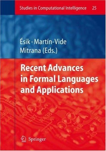 Recent advances in formal languages and applications