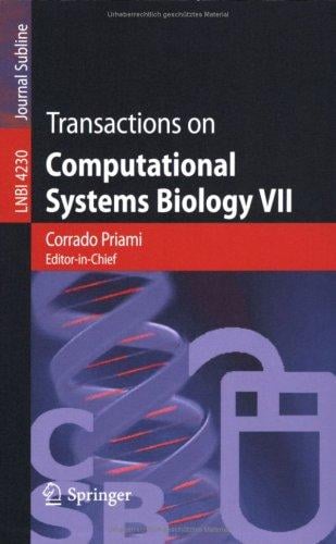 Transactions on Computational Systems Biology VII