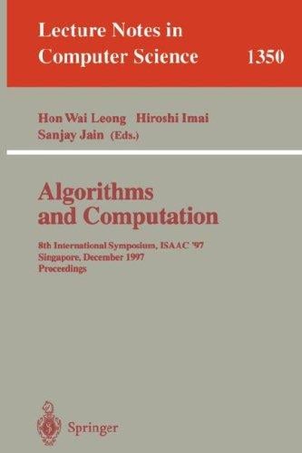 Algorithms and computation