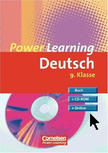 Power Learning. Deutsch 9. Klasse. Ab Windows 95. Buch, CD- ROM, Online.