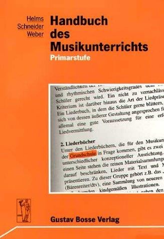 Handbuch des Musikunterrichts