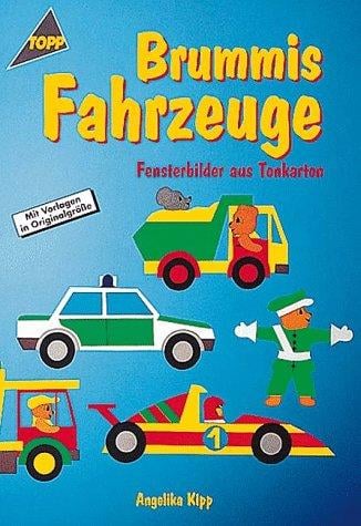 Brummis Fahrzeuge. Fensterbilder aus Tonkarton