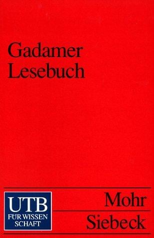 Gadamer Lesebuch