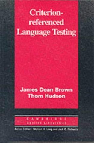 Criterion-referenced language testing