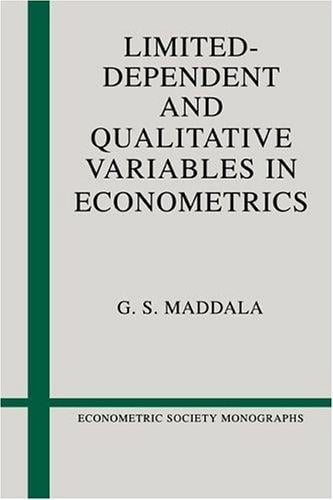 Limited-dependent and qualitative variables in econometrics