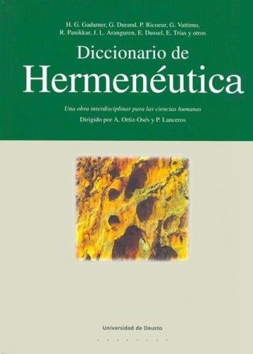 Diccionario de Hermeneutica