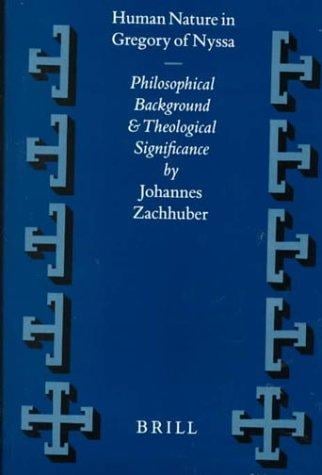Human Nature in Gregory of Nyssa