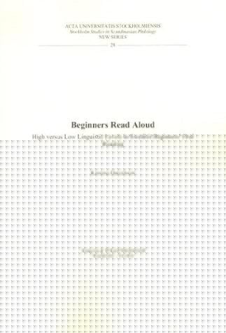 Beginners Read Aloud