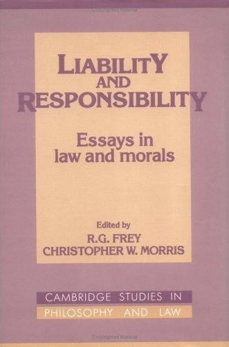 Liability and responsibility