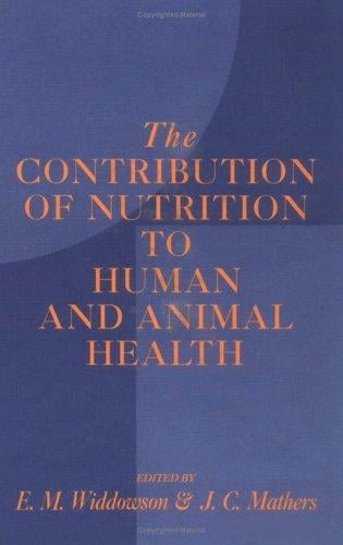 The Contribution of nutrition to human and animal health