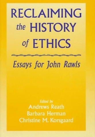 Reclaiming the history of ethics