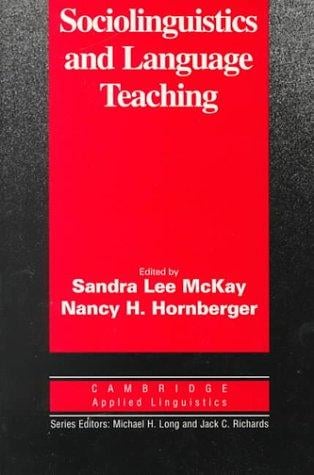 Sociolinguistics and language teaching