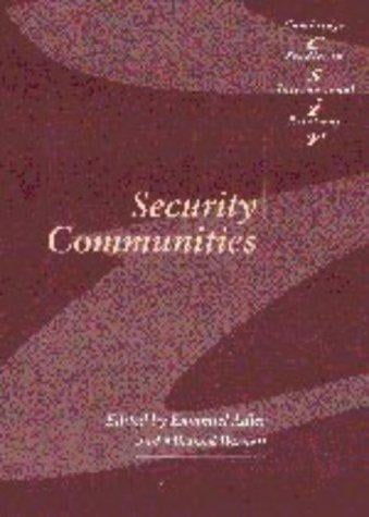 Security Communities (Cambridge Studies in International Relations)