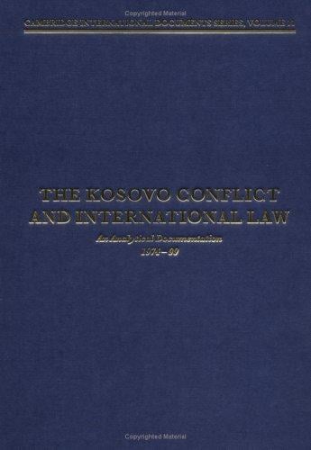 The Kosovo conflict and international law