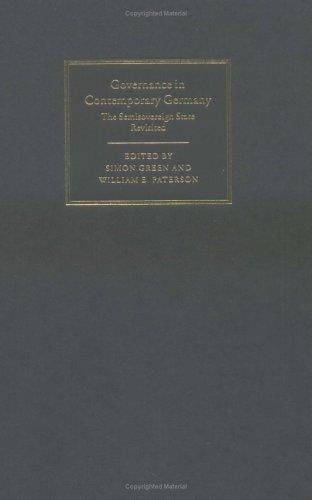 Governance in contemporary Germany