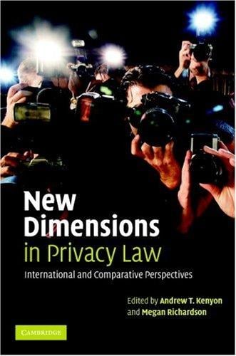 New dimensions in privacy law