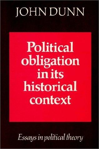 Political Obligation in its Historical Context