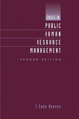Cases in public human resource management
