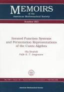 Iterated function systems and permutation representations of the Cuntz algebra