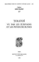 Tolstoï vu par les écrivains et les penseurs russes