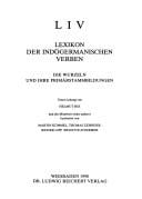 LIV, Lexikon der indogermanischen Verben