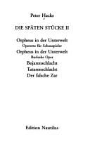 Die späten Stücke