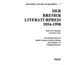 Der Bremer Literaturpreis 1954-1998