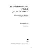 Der Spätstalinismus und die "jüdische Frage"