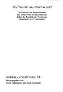 "Stadtholder" oder "Staetholder"?