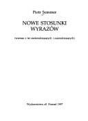 Nowe stosunki wyrazów