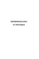 Métropolisation et politique