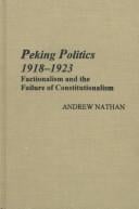 Peking politics, 1918-1923