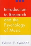 Introduction to research and the psychology of music