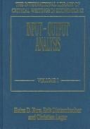 Input-output analysis