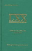 Notes on the Greek text of Numbers